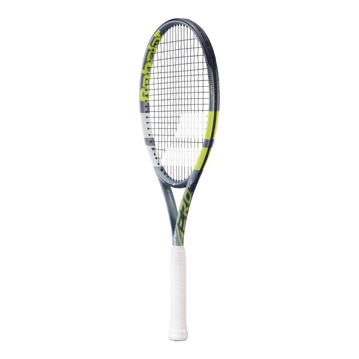 Raqueta de tenis adulto EVO AERO LITE Babolat Gris / Amarillo · El