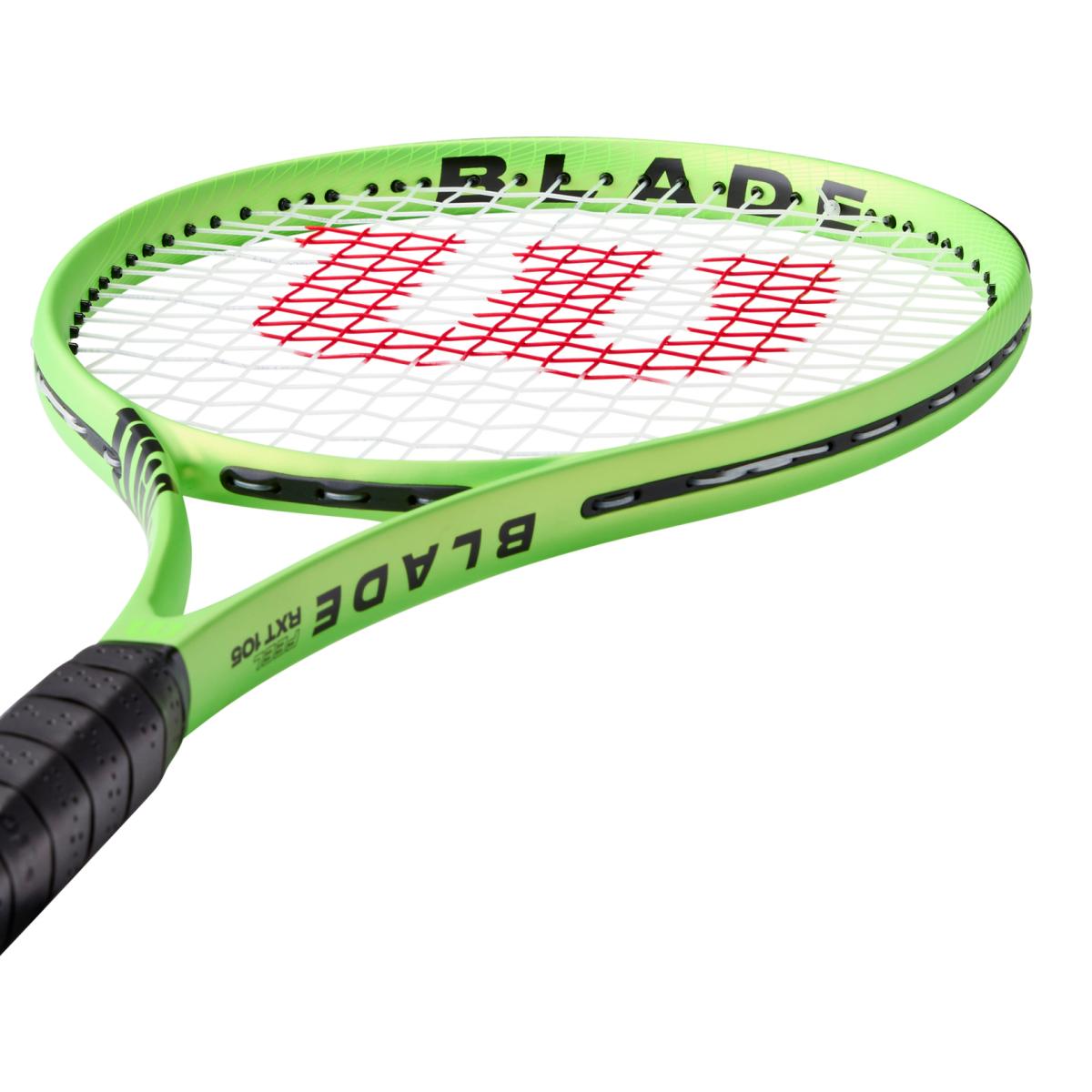 Raquete De Ténis Blade Feel 105 Rxt Wilson Verde-5