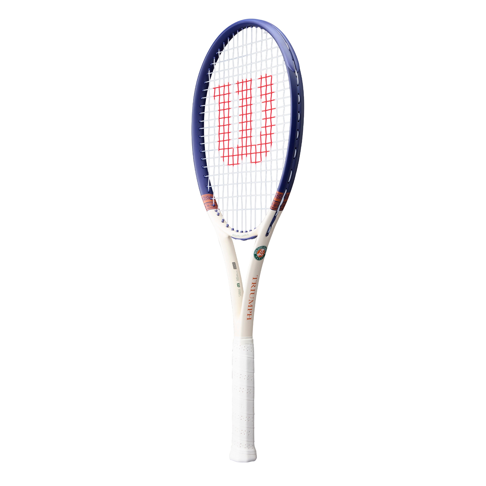 Raquete De Ténis Roland Garros Triumph Wilson Branco / Azul-3