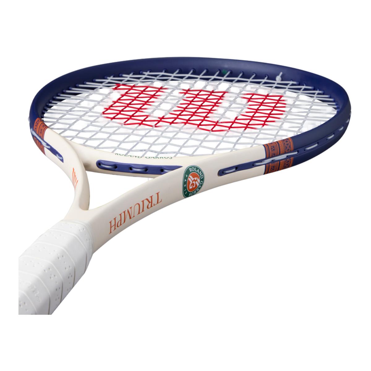 Raquete De Ténis Roland Garros Triumph Wilson Branco / Azul-5