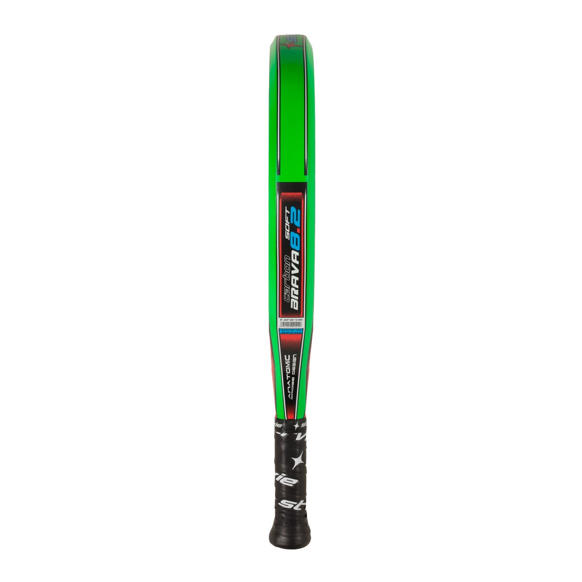 Raquete de padel Brava 8.2 Carbon Soft Starvie Verde / Preto-3
