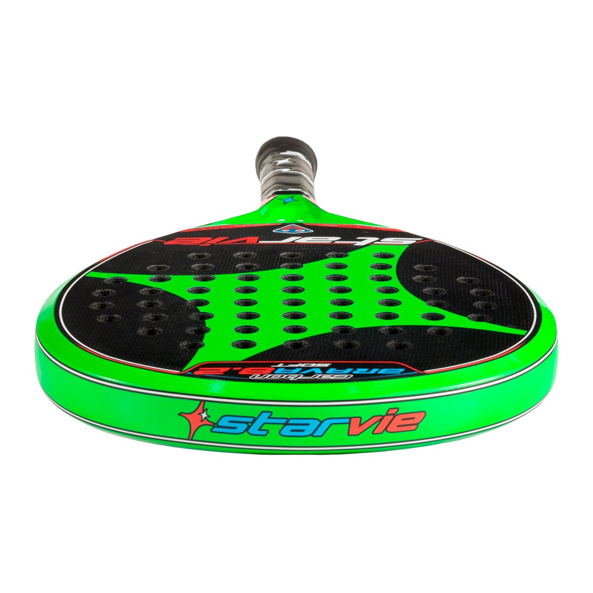Raquete de padel Brava 8.2 Carbon Soft Starvie Verde / Preto-4