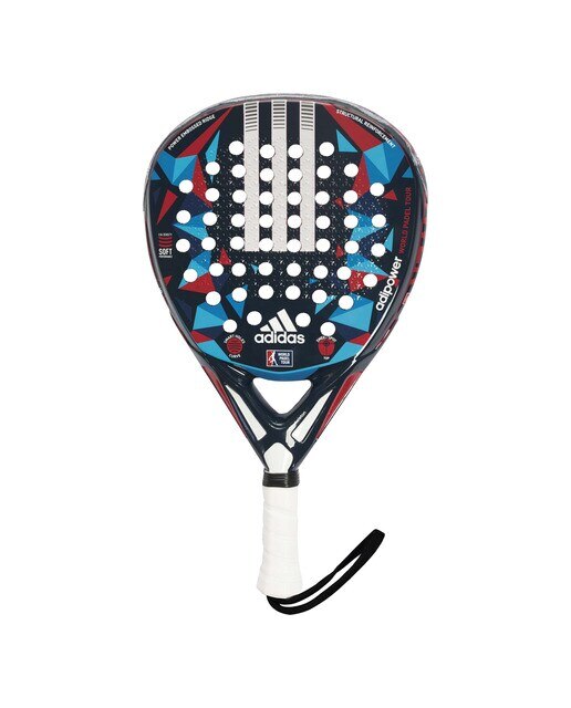 Pala de pádel adipower World Padel Tour Adidas - Azul / Rojo Azul / Rojo-1