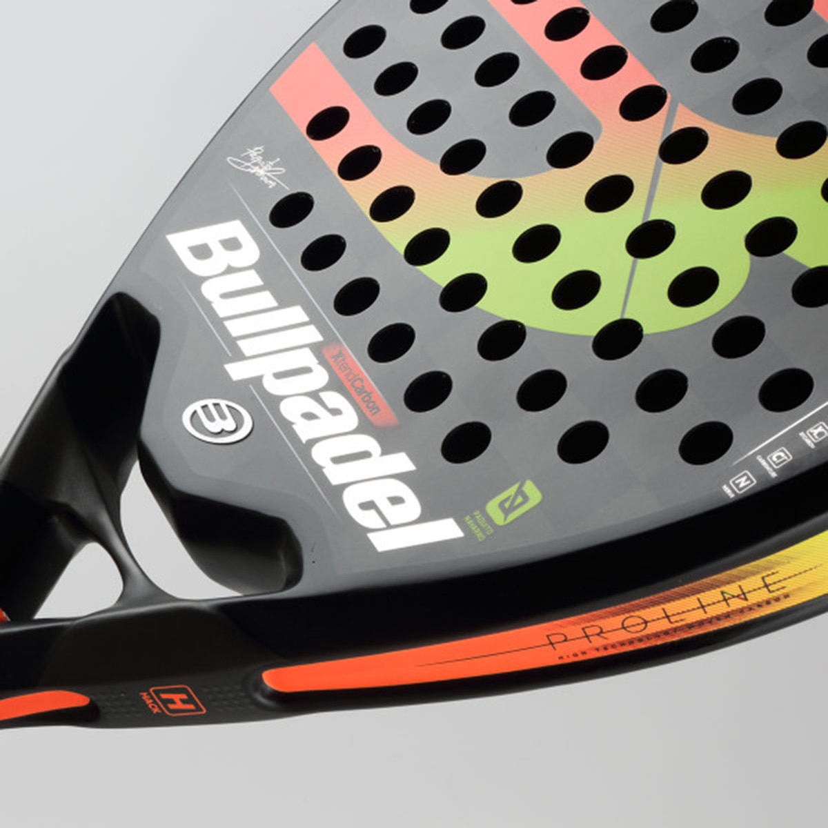 Raquete de padel Hack 19 Preto / Verde-5