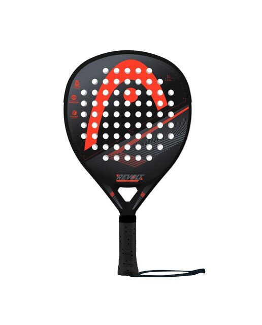 Imagen 1 de Pala de pádel Revolt Black Head - Negro / Gris Negro / Gris