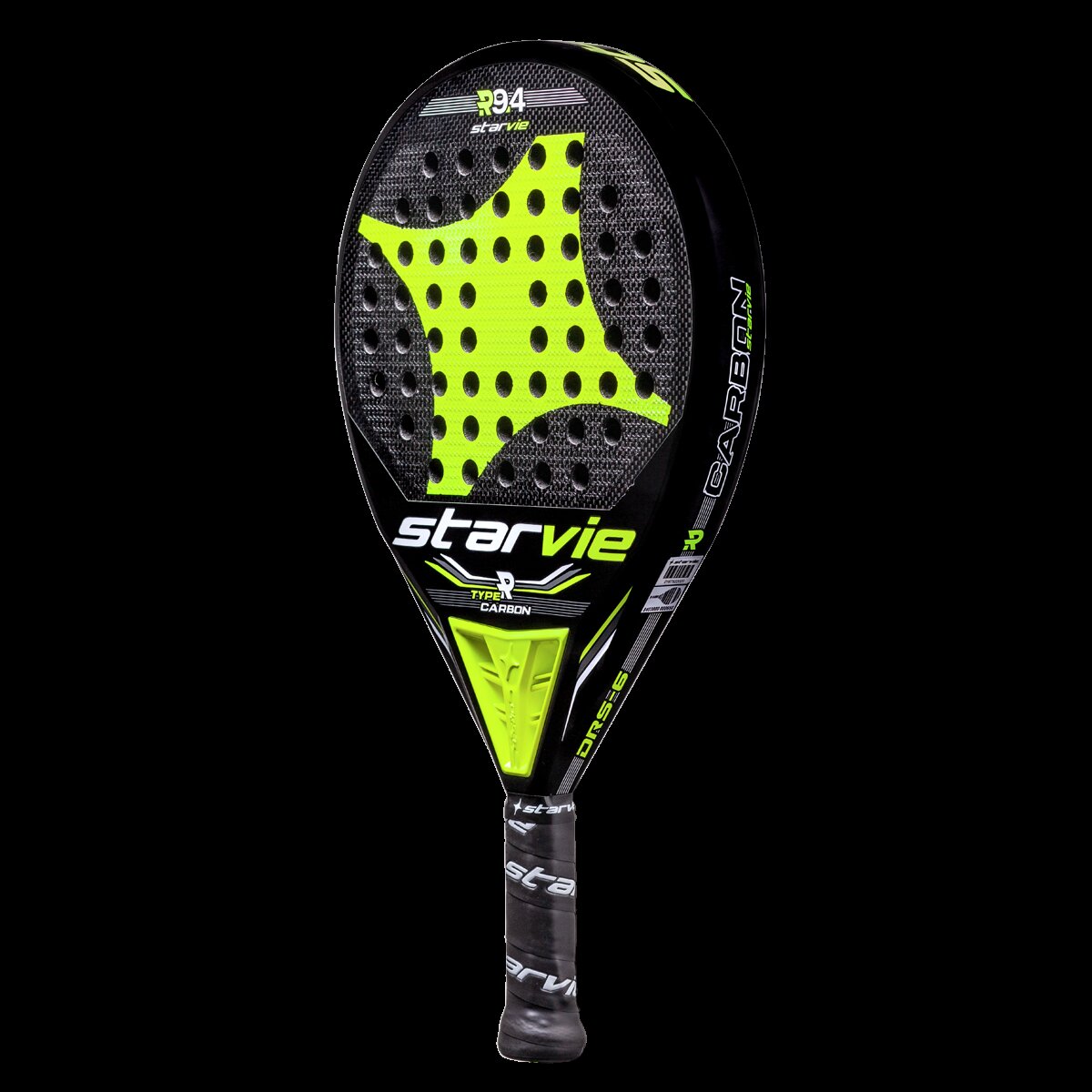 Raquete de padel R9.4 Preto / Verde-2