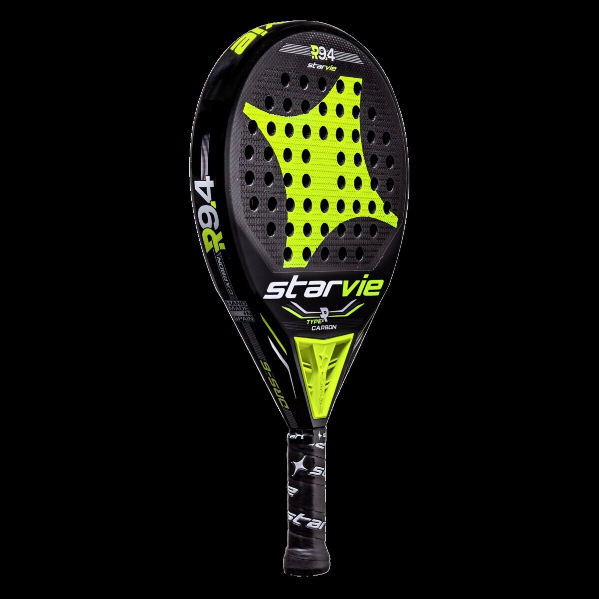Raquete de padel R9.4 Preto / Verde-3