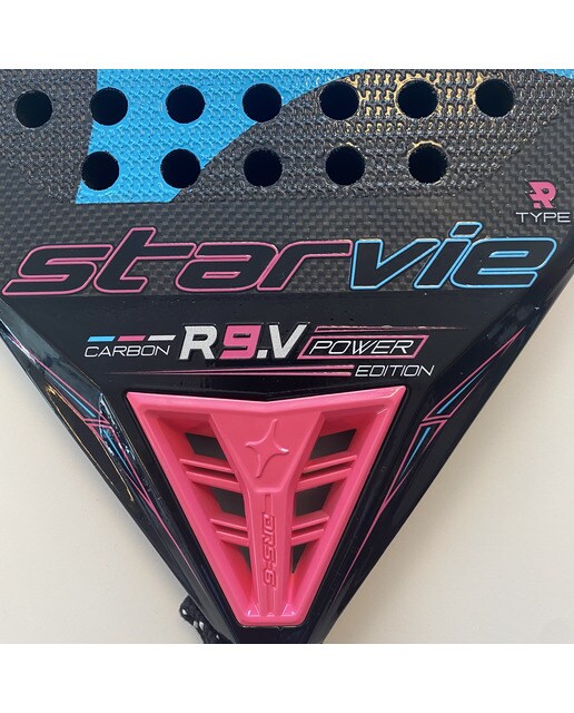Raquete de padel R9.V Pink Preto / Azul-3