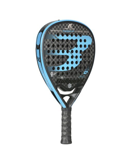 Pala de pádel Hack Air AE 21 Bullpadel - Azul / Negro Azul / Negro-1