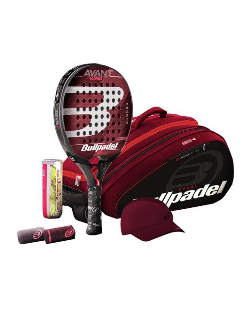 Pack pádel Wing XMas 21 Bullpadel - Rojo / Negro Rojo / Negro-1