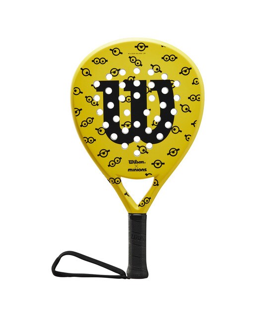 Imagen 1 de Pala de pádel de niños Minions Eyes Blade Jr Wilson - Amarillo Amarillo