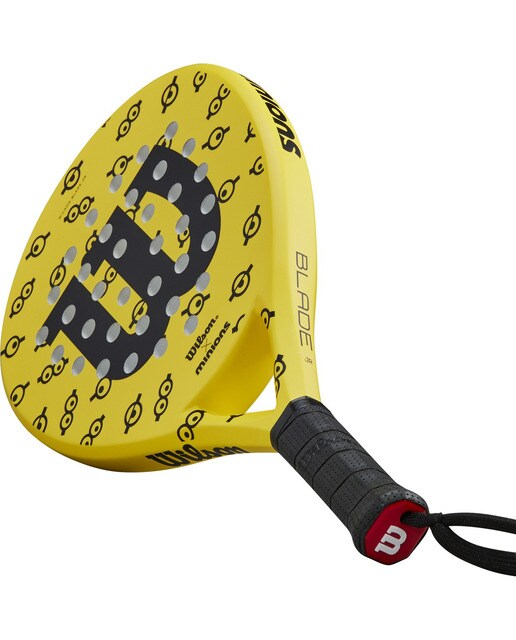 Imagen 2 de Pala de pádel de niños Minions Eyes Blade Jr Wilson - Amarillo Amarillo