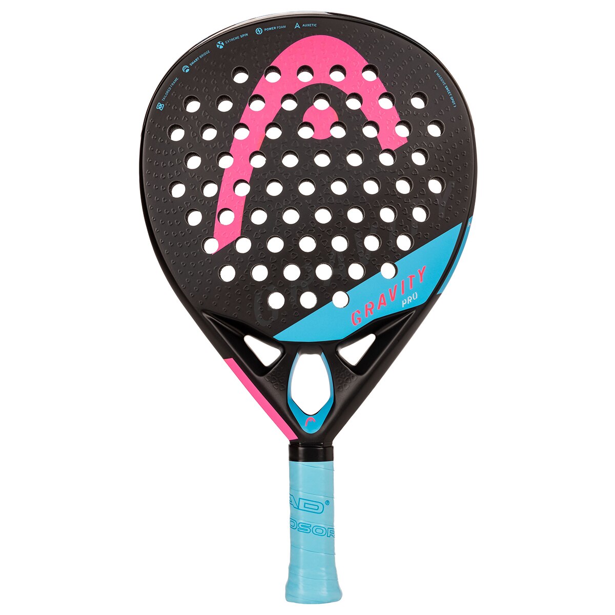 Raquete de Padel Gravity Pro Preto / Fúcsia-3