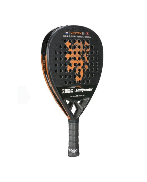 Raquete de Padel Vertex 03 Comfort WPT Amsterdam 22 Preto / Laranja-3