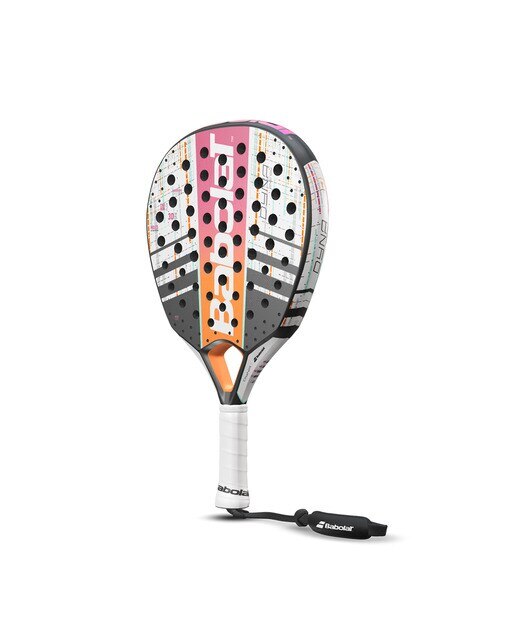 Raquete de Padel Dyna Energy Branco / Rosa-3