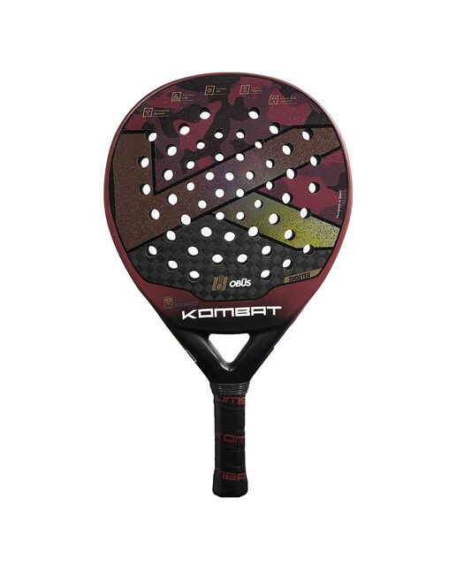 Raquete de Padel Obús Bordeaux/Preto-1