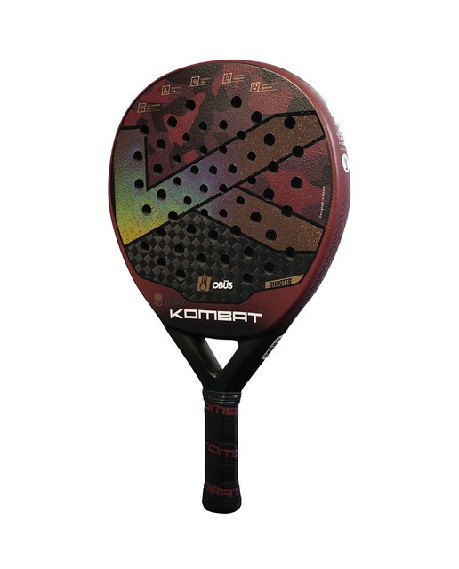 Raquete de Padel Obús Bordeaux/Preto-2