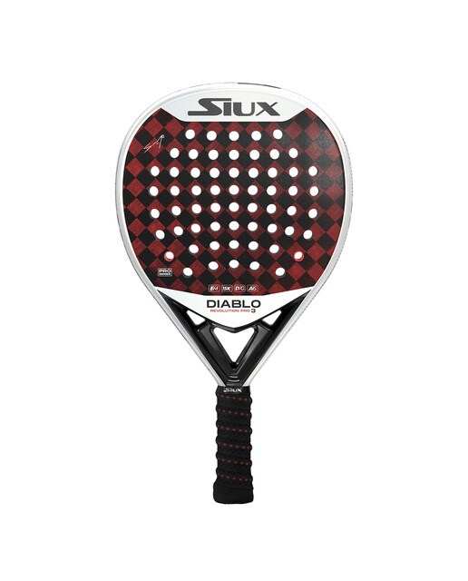 Raquete de Padel Diablo Revolution 3 Sanyo Pro Branco / Vermelho-1