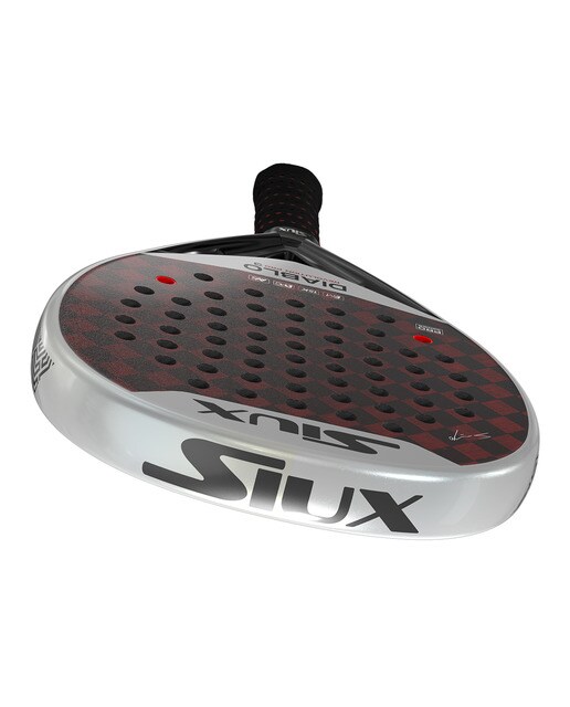 Raquete de Padel Diablo Revolution 3 Sanyo Pro Branco / Vermelho-7