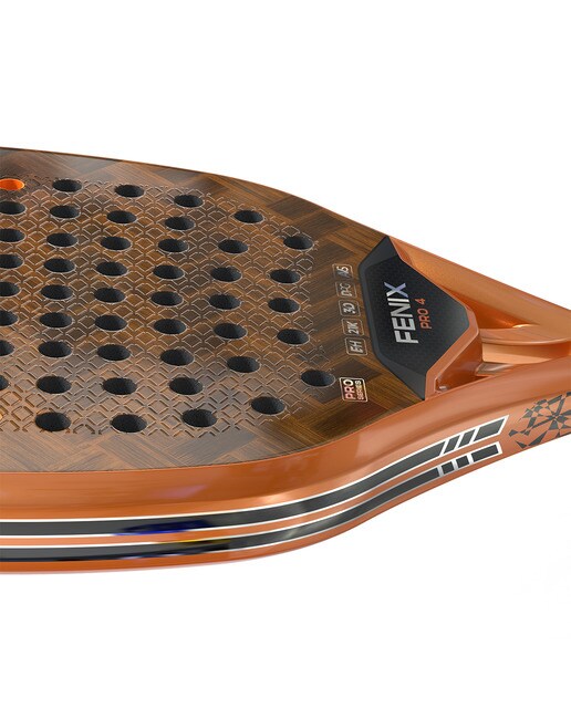 Raquete de Padel FENIX 4 PRO Laranja-3