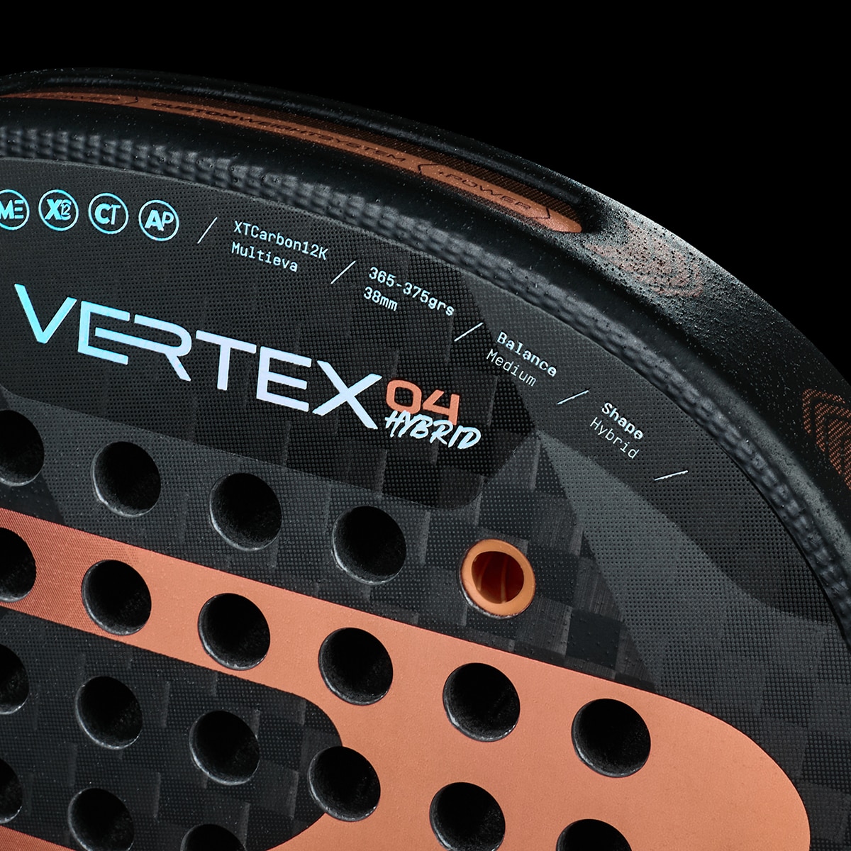 Raquete de Padel de Homem Vertex 04 Hybrid 25 9