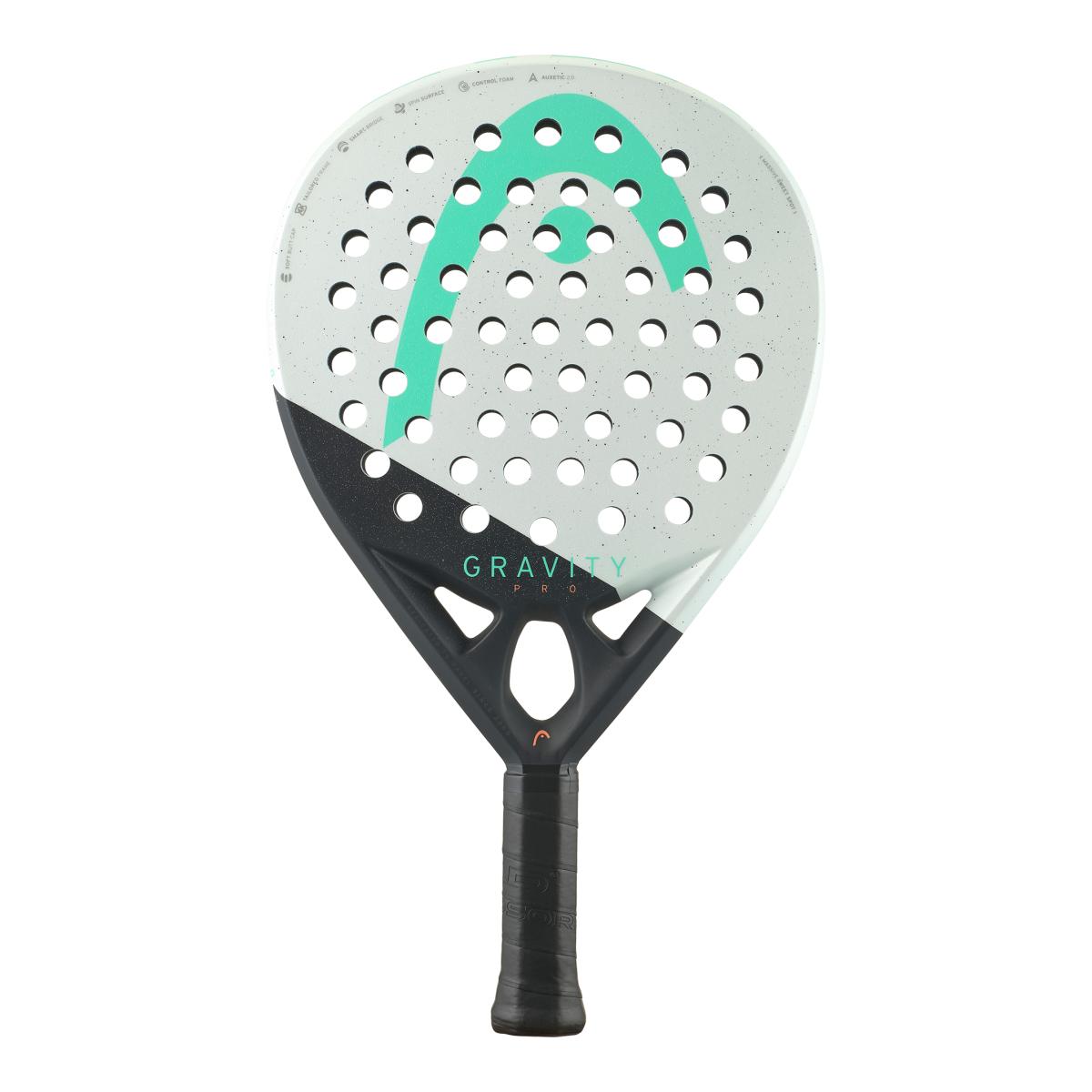 Raquete de Padel Gravity Pro 2024 Branco / Preto-3