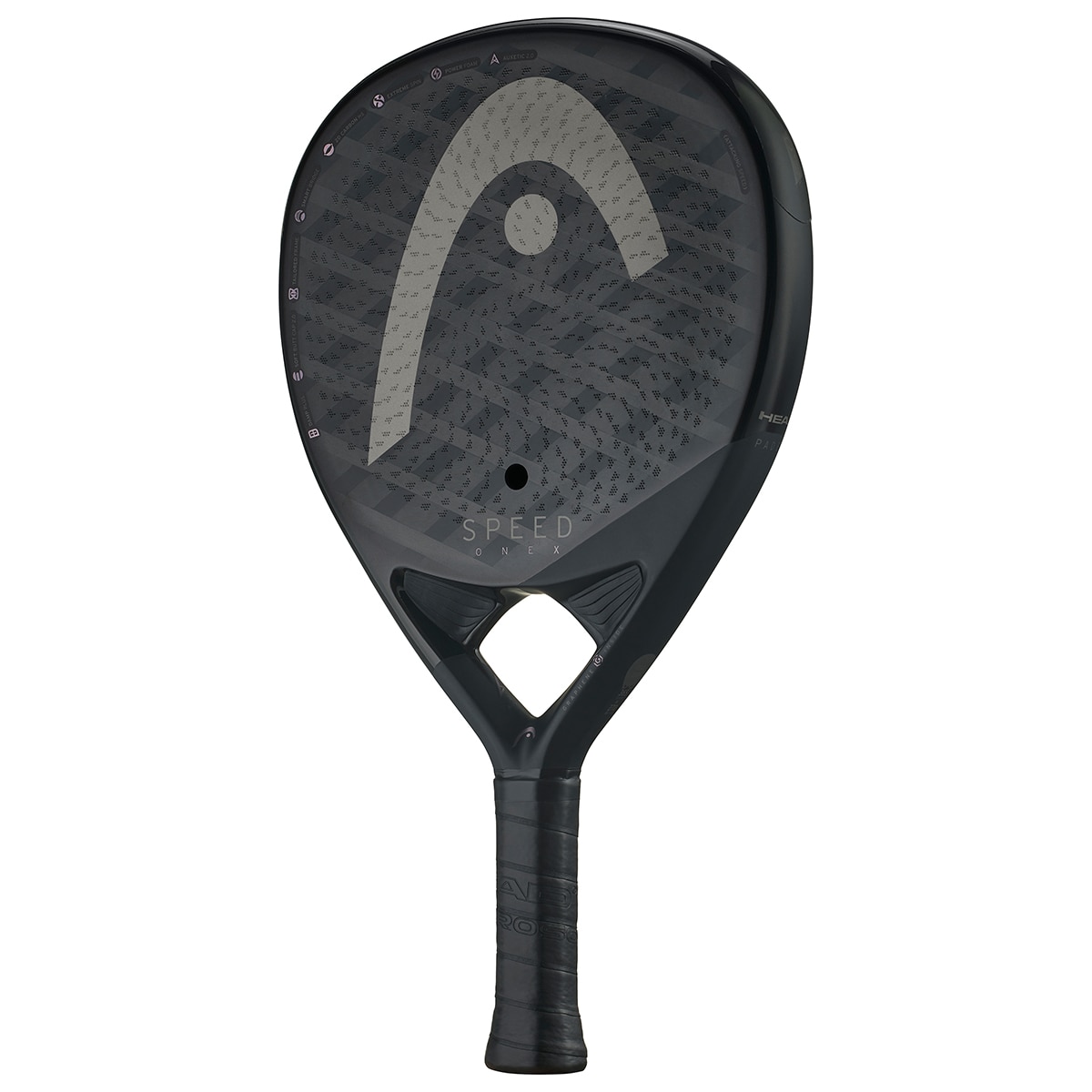 Raquete de Padel Speed One X 2025 Preto / Cinzento-2