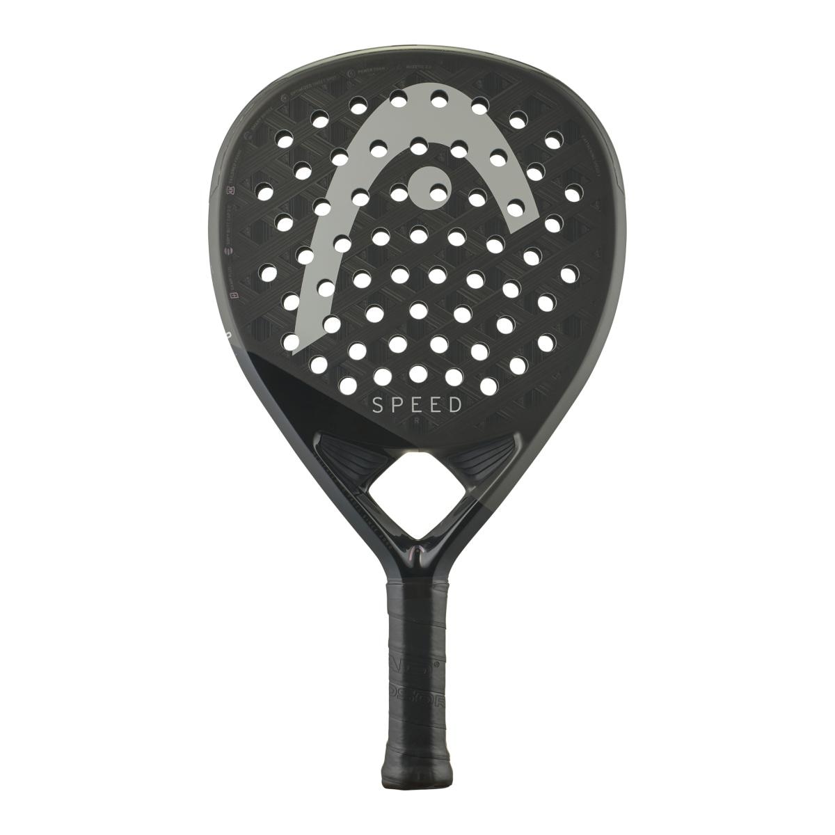 Raquete de Padel Speed Pro 2025 Preto / Cinzento-1