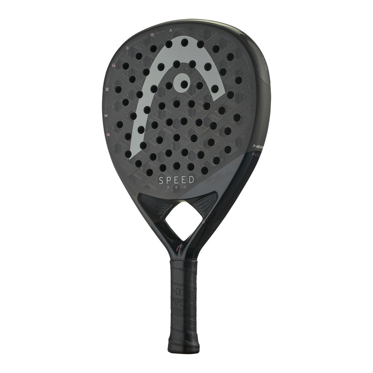 Raquete de Padel Speed Pro 2025 Preto / Cinzento-2