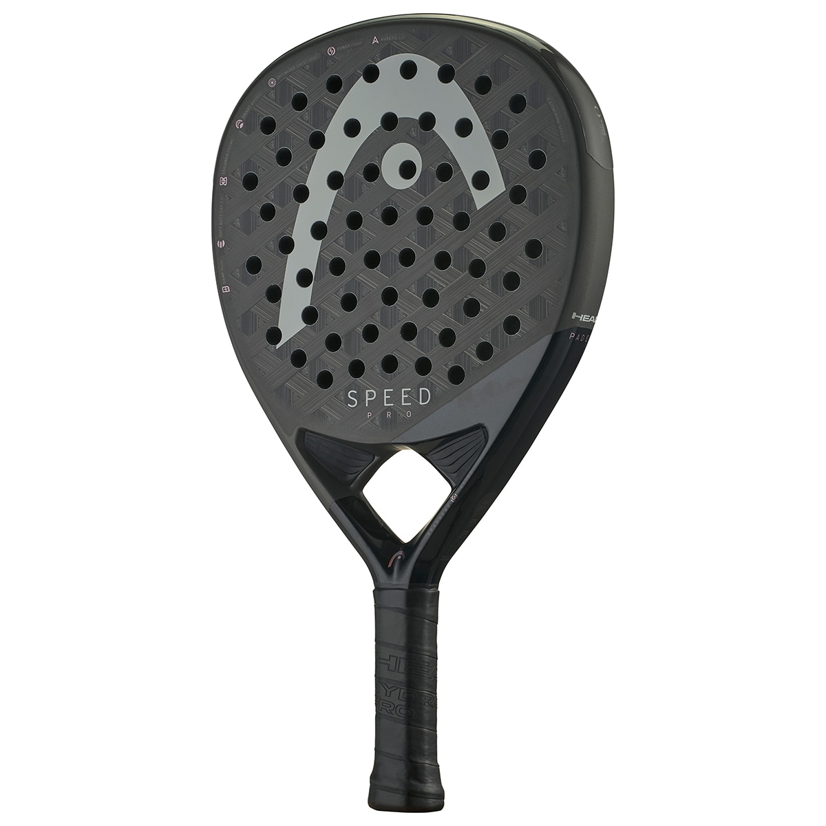 Raquete de Padel Speed Pro 2025 Preto / Cinzento-10