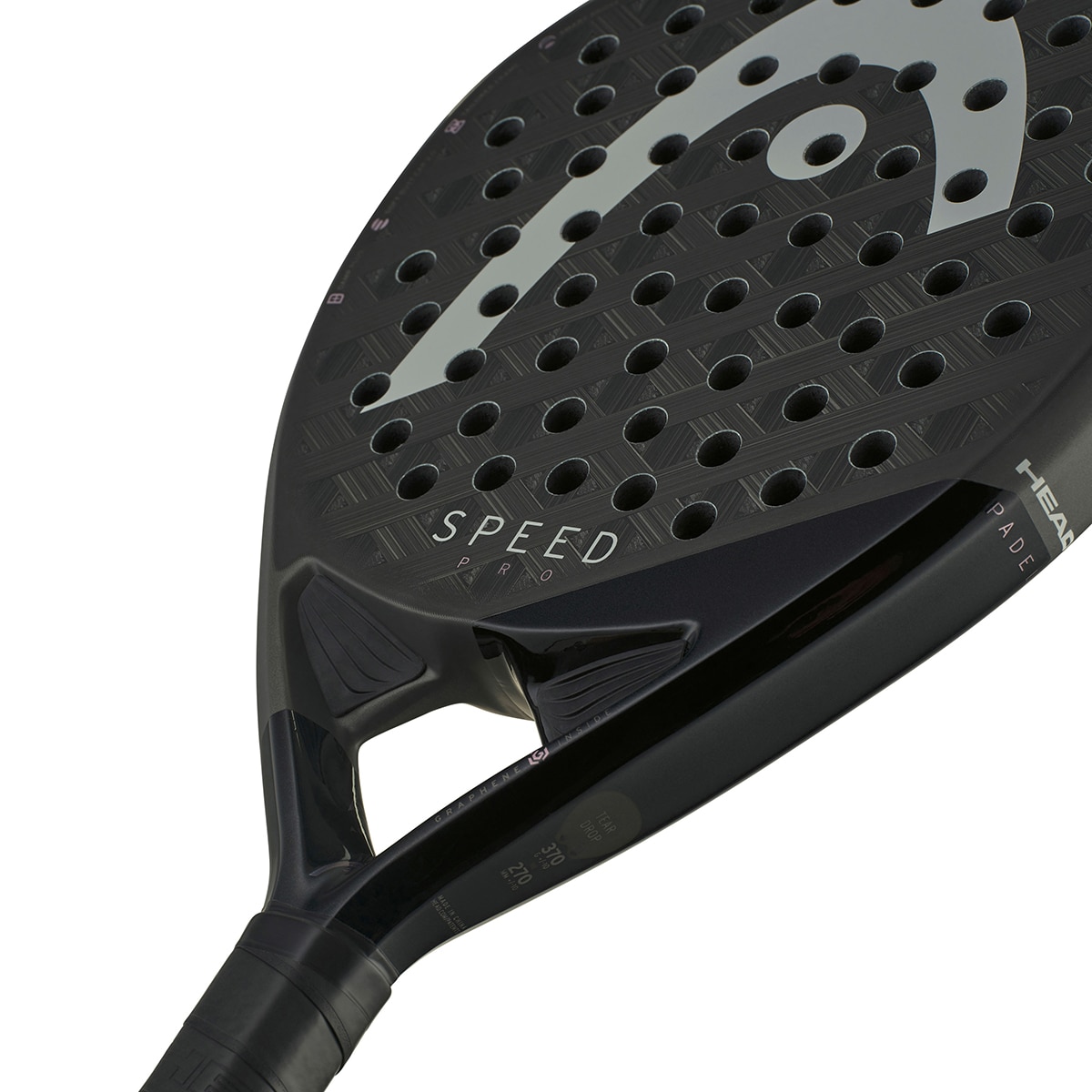 Raquete de Padel Speed Pro 2025 Preto / Cinzento-11