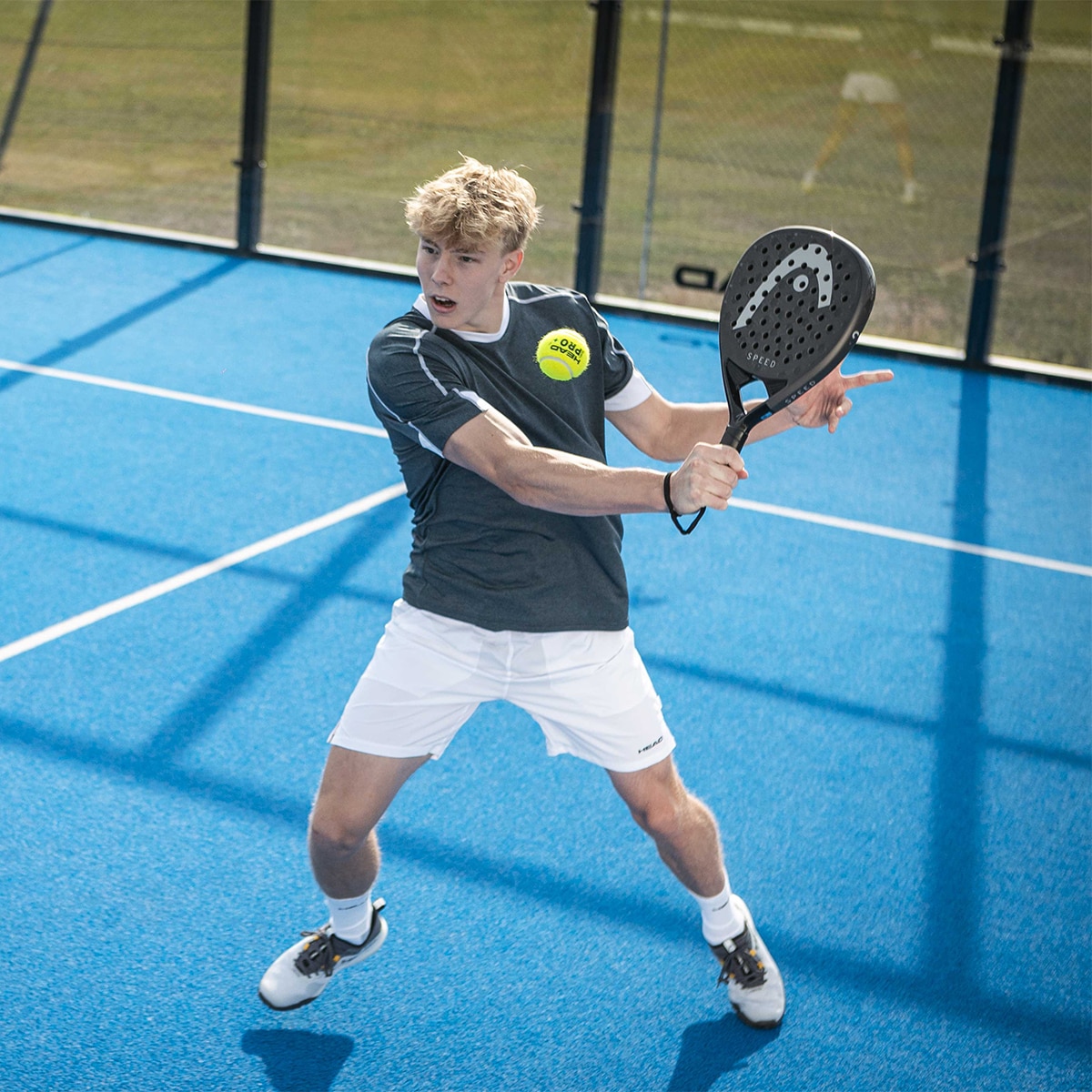 Raquete de Padel Speed Pro 2025 Preto / Cinzento-13