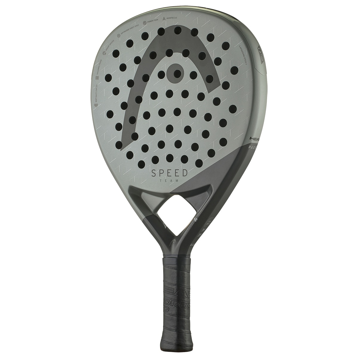 Raquete de Padel Speed Team 2025 Cinzento / Preto-4