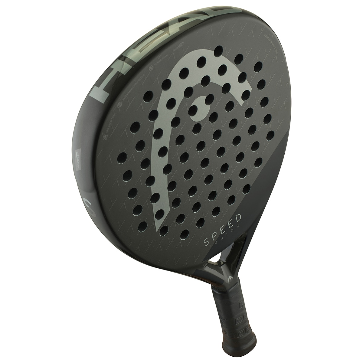 Raquete de Padel Speed Junior 2025 Preto / Cinzento-2