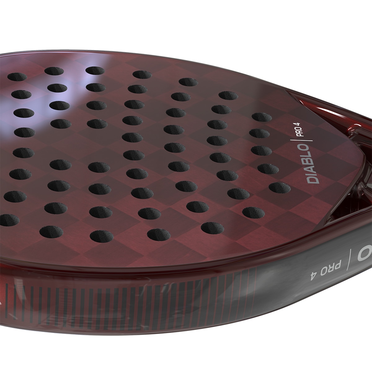 Raquete de Padel Diablo Pro 4 Preto / Vermelho-5