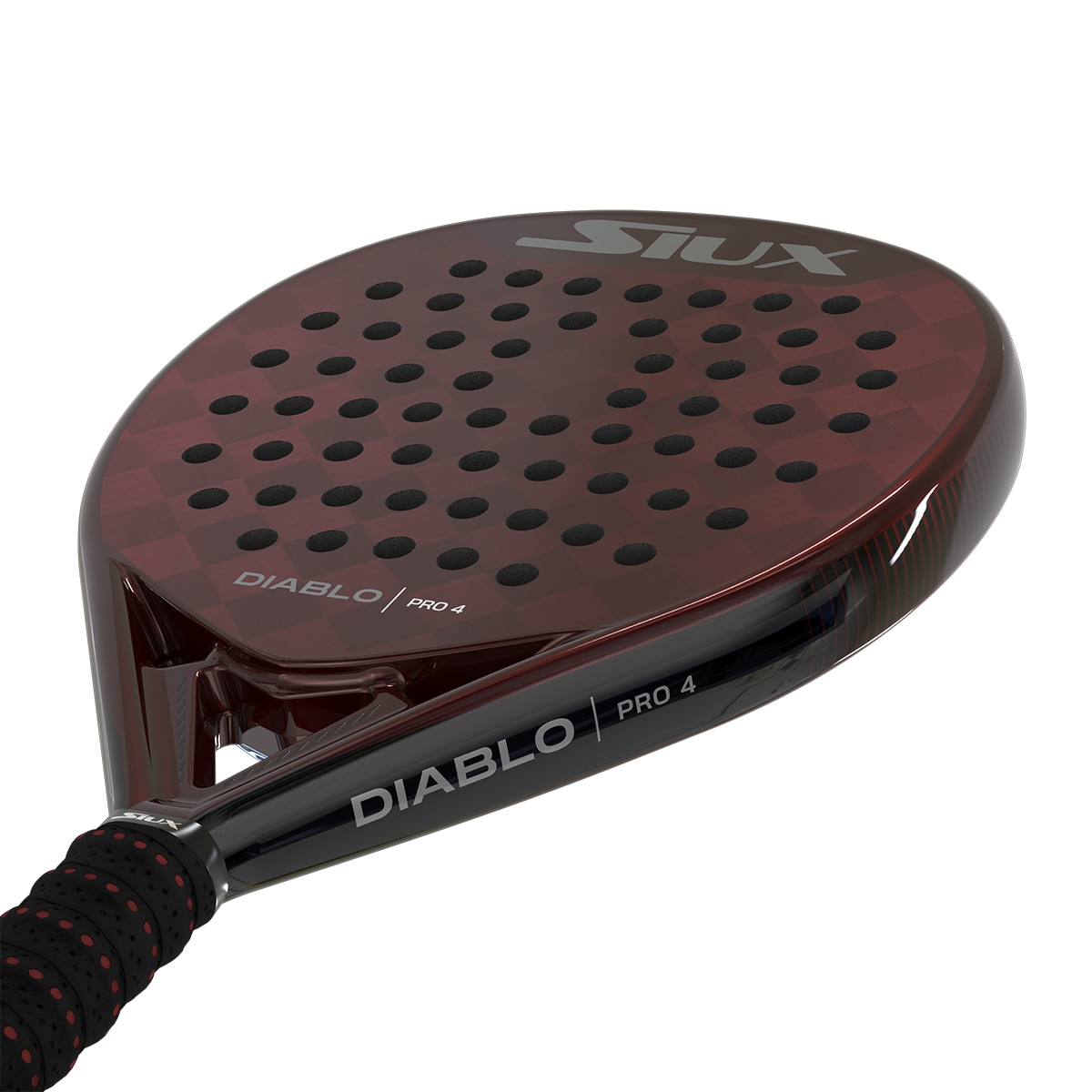 Raquete de Padel Diablo Pro 4 Preto / Vermelho-10