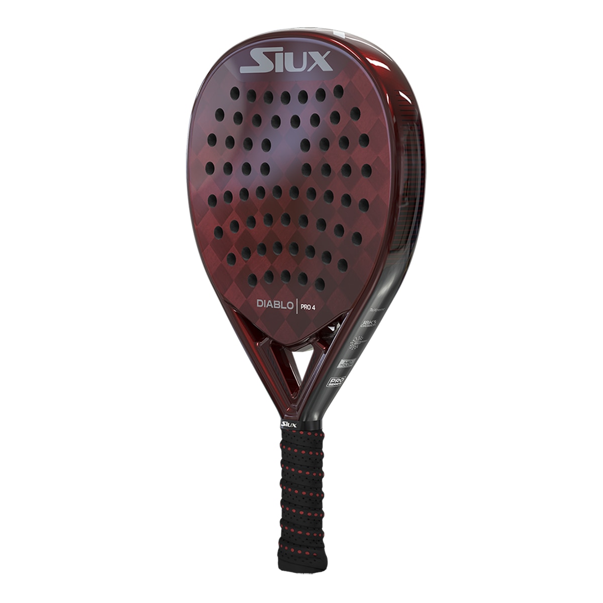Raquete de Padel Diablo Pro 4 Preto / Vermelho-11