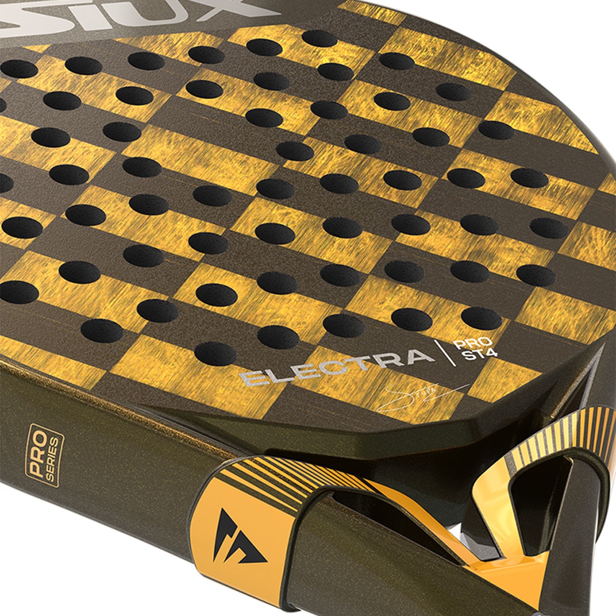 Raquete de Padel Electra Stupa Pro St4 Preto / Amarelo-4