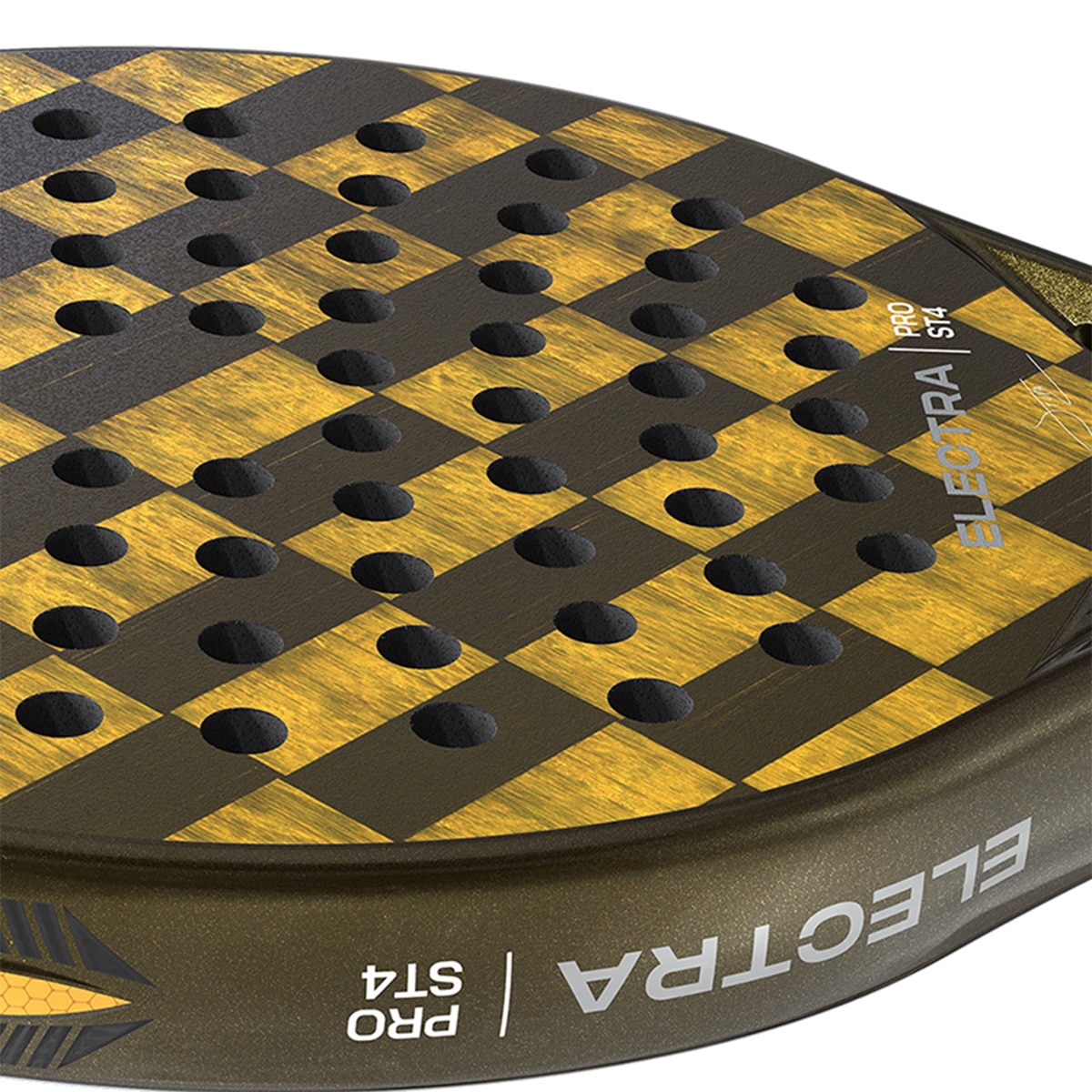 Raquete de Padel Electra Stupa Pro St4 Preto / Amarelo-5