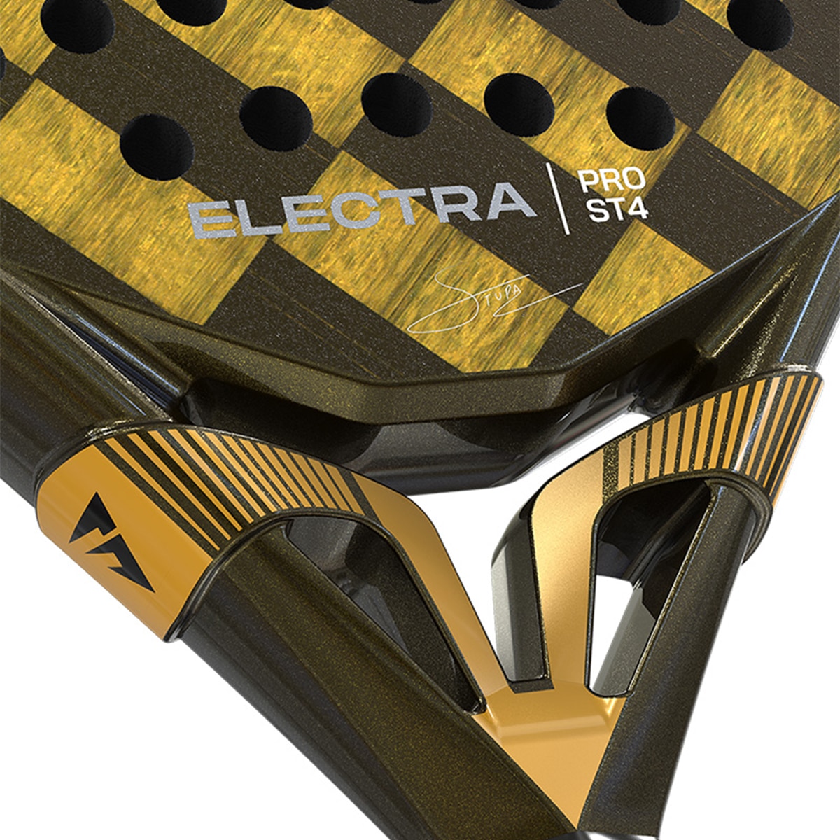 Raquete de Padel Electra Stupa Pro St4 Preto / Amarelo-6