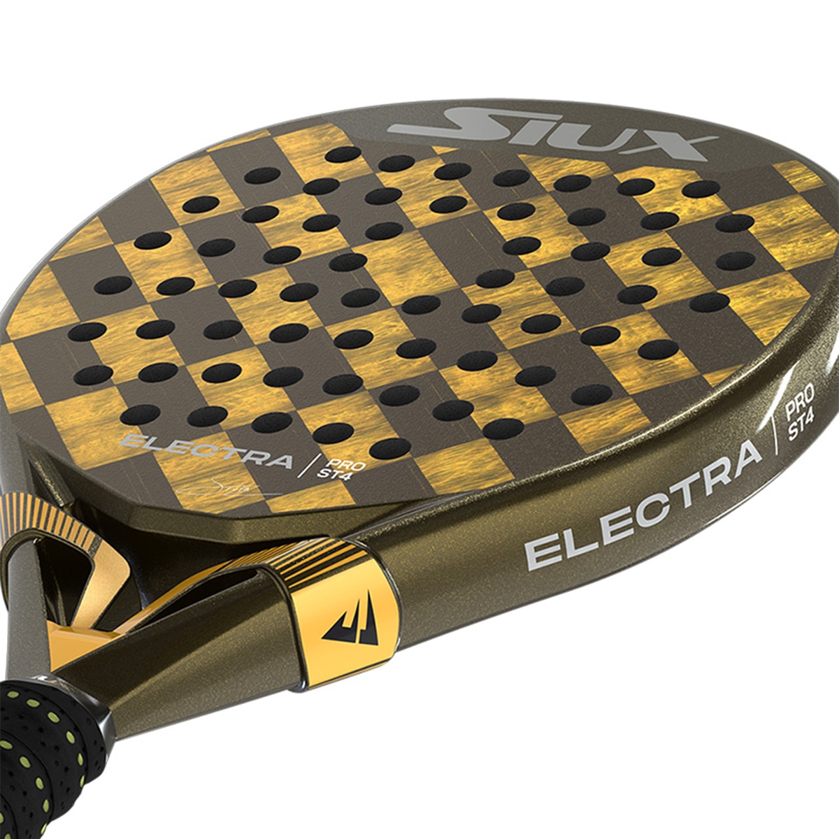 Raquete de Padel Electra Stupa Pro St4 Preto / Amarelo-10