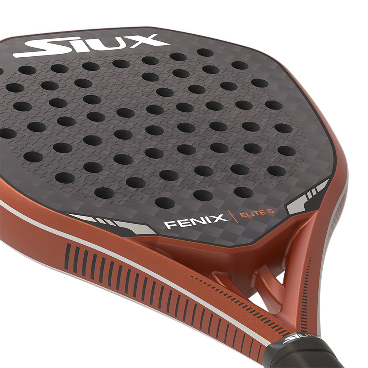 Raquete de Padel Fenix Elite 5 Preto / Laranja-5