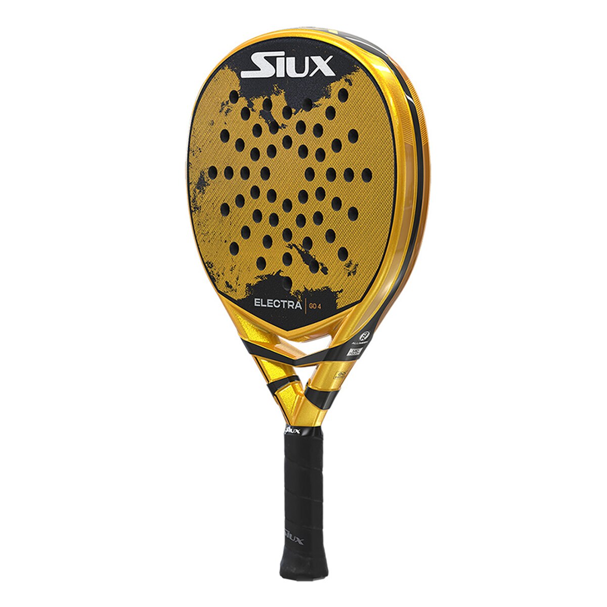 Pala De Pádel Electra Go 4 Siux - Negro / Amarillo Negro / Amarillo-2