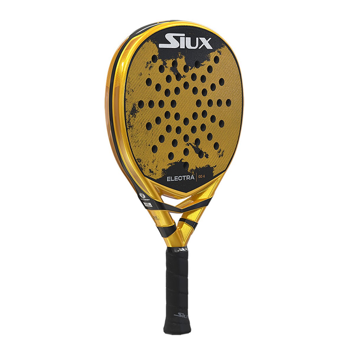 Pala De Pádel Electra Go 4 Siux - Negro / Amarillo Negro / Amarillo-3