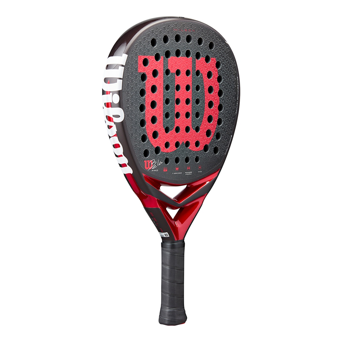 Raquete de Padel Bela Pro V3 Wilson Preto / Vermelho-2