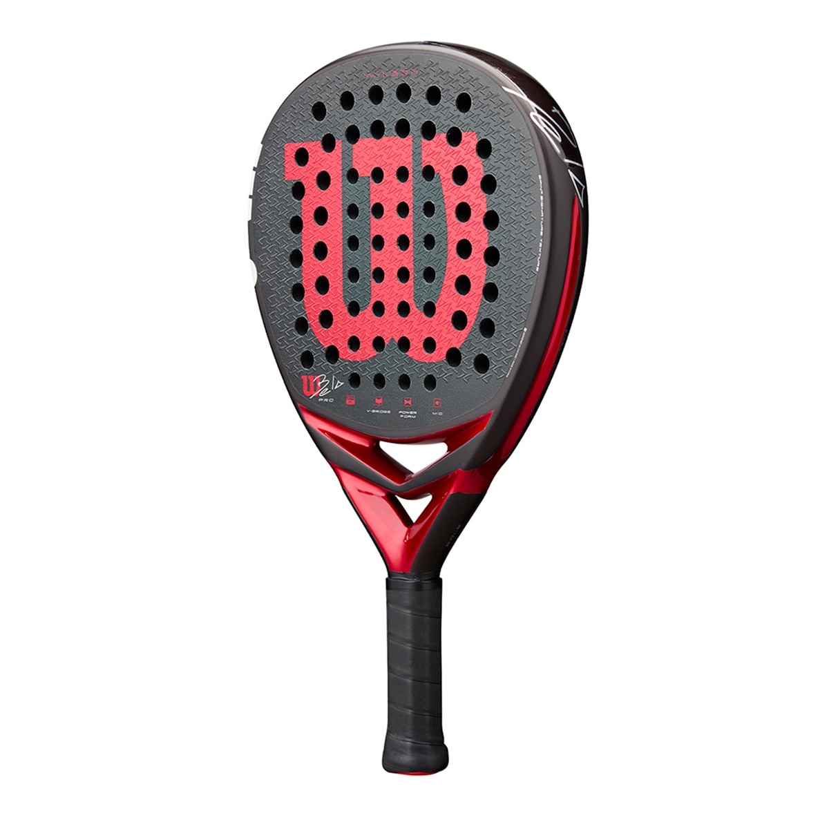Raquete de Padel Bela Pro V3 Wilson Preto / Vermelho-3