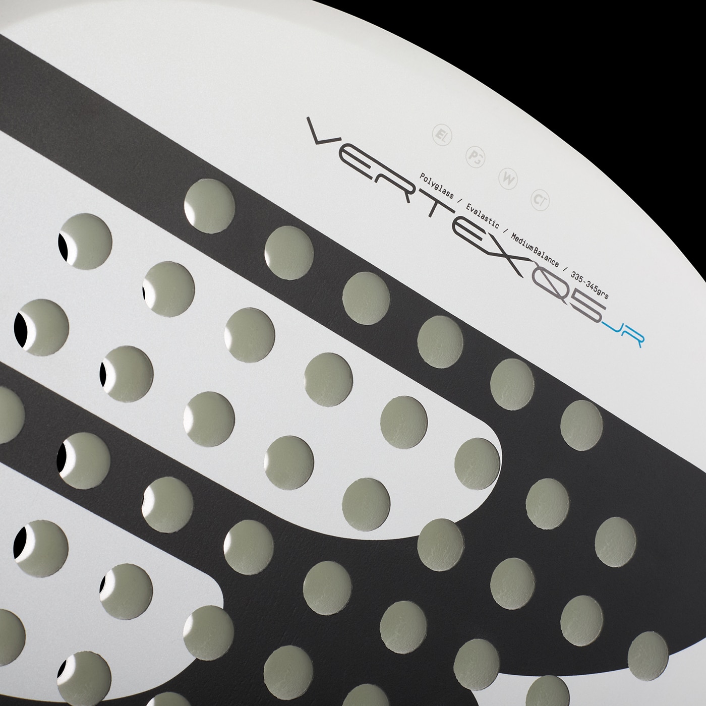 Raquete de Padel Vertex Jr Boy 26 Branco-7