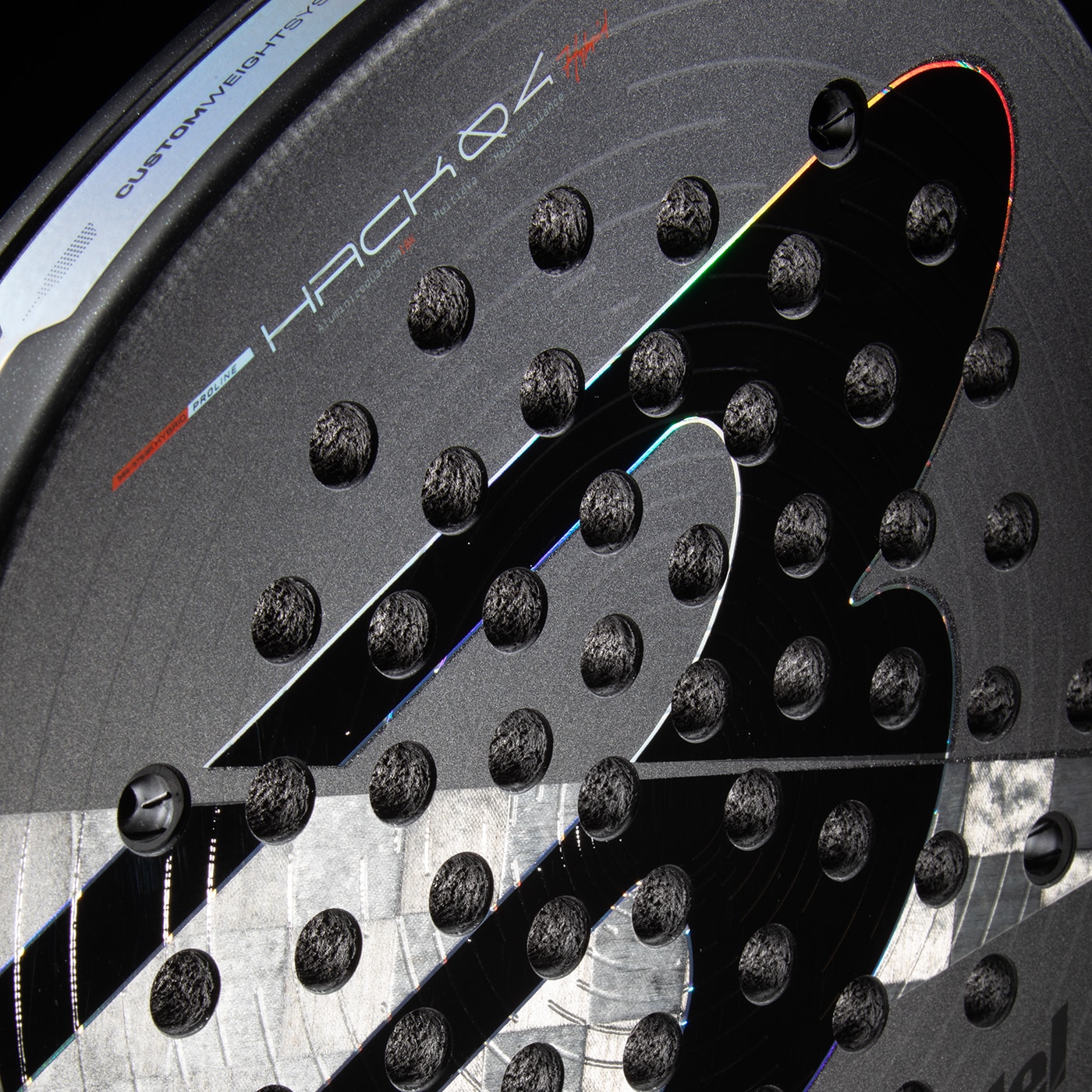 Raquete de Padel Hack 04 HYB 26 Cinzento-7