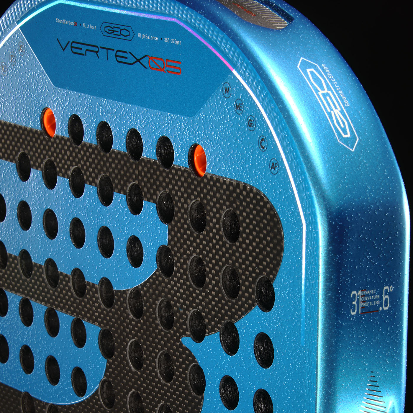 Raquete de Padel Vertex 05 Geo Azul-5