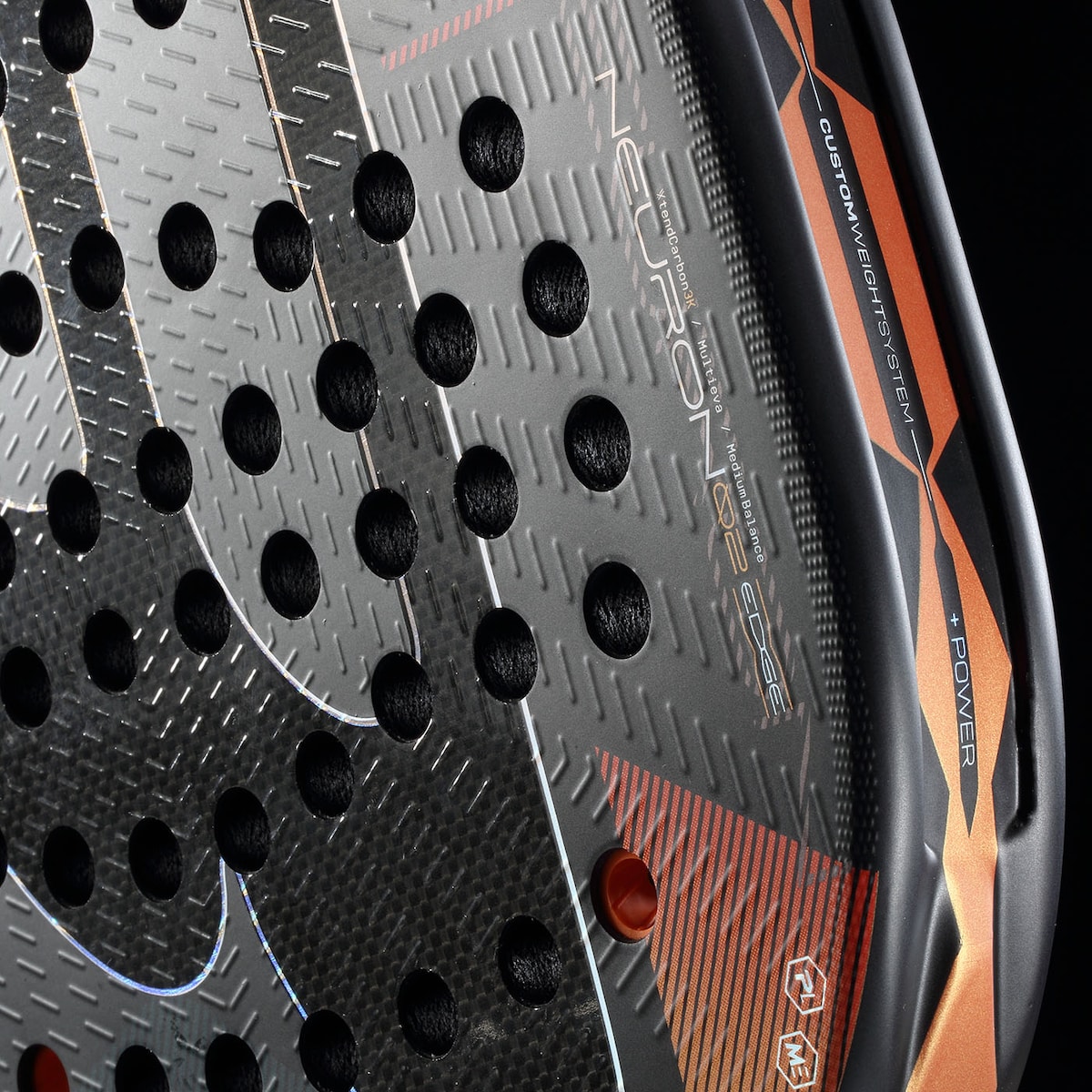 Raquete de Padel Neuron 02 Edge Preto-7